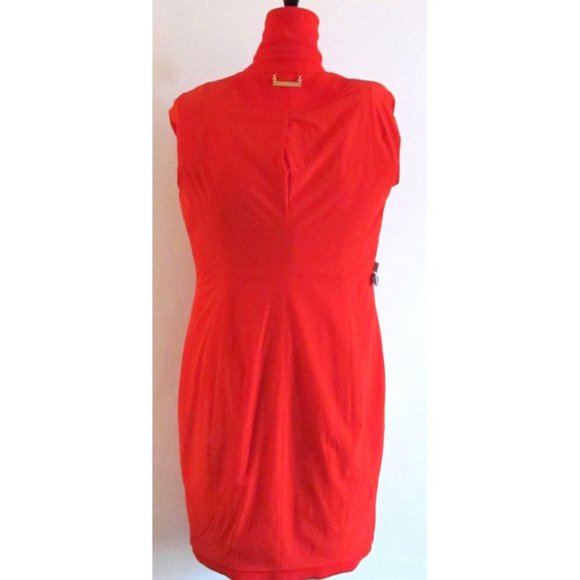 Diane Von Furstenberg Red Wool Double Breasted Notched Collar Coat Size 10.R - Picture 12 of 12